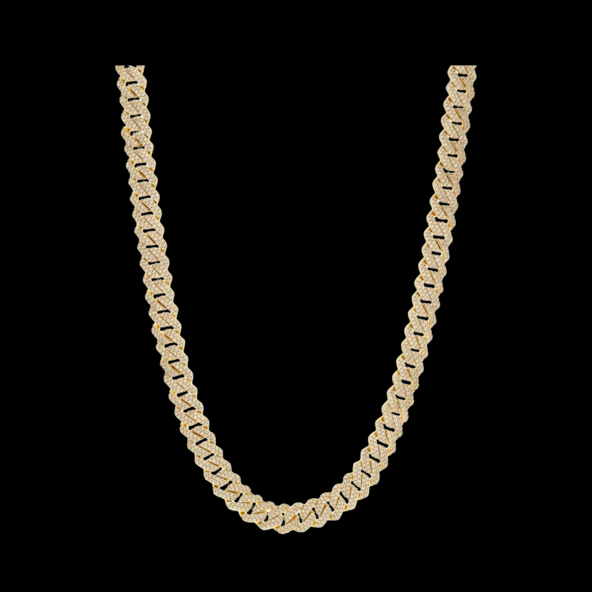 17K GOLDEN NECKLACE